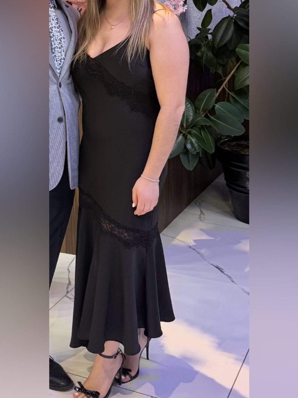 Dynamite Black Slip Dress